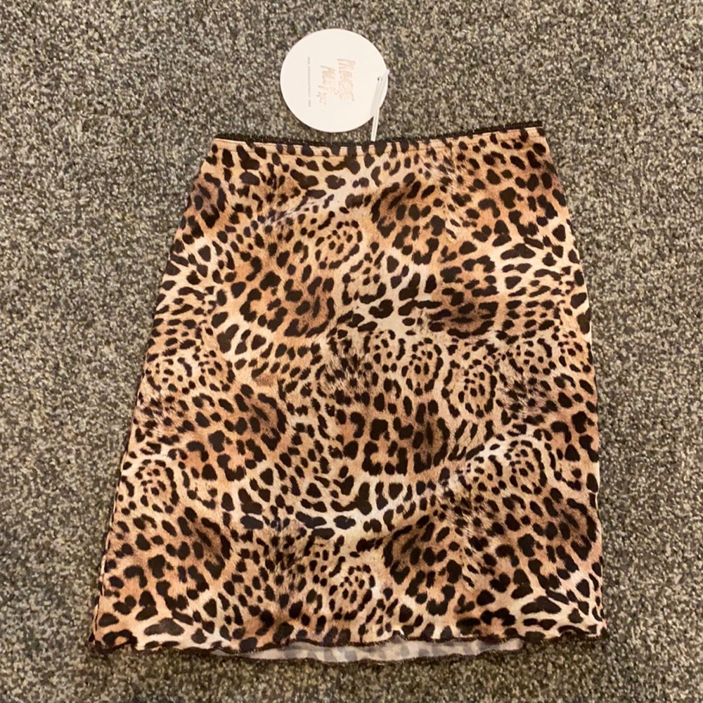 Princess polly leopard mini skirt